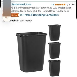 NEW TEN 10 gallon trash Rubbermaid trash cans